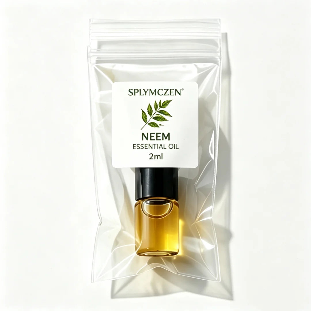 SPLYMCZEN Mini Botanical Essential Oil Collection 2ml Agarwood Neem Blue Lotus Mugwort Aromatic Oil for DIY Soap Candle Making