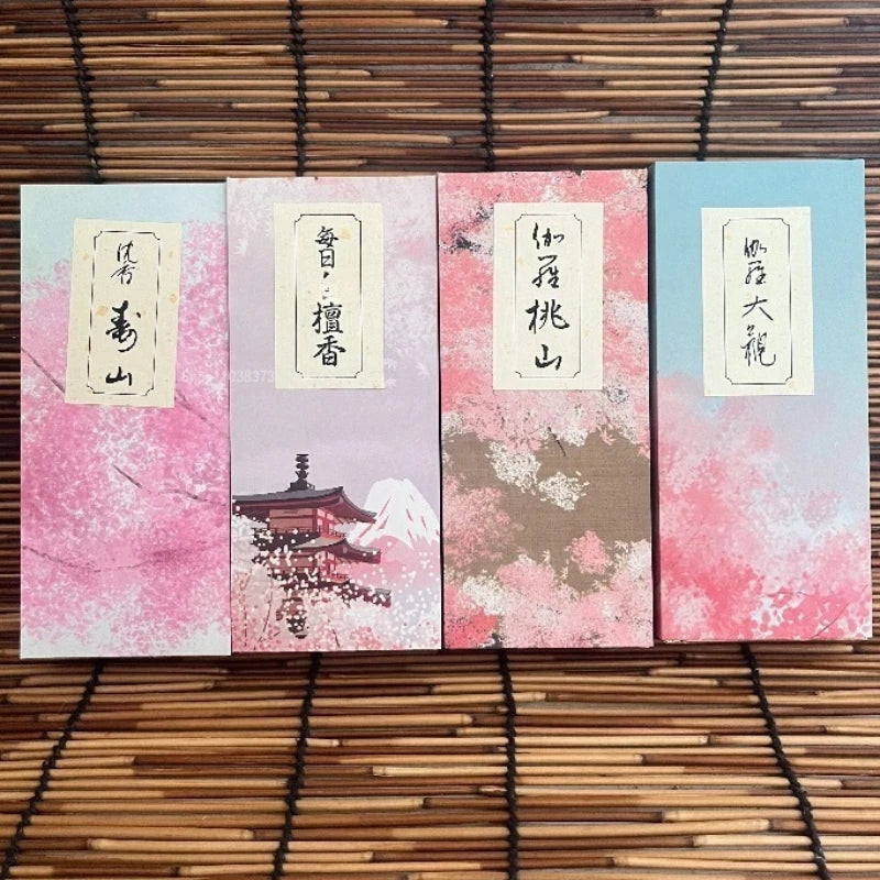 150Pcs-boxed Japanese Agarwood Incense Sticks Home Natural Fragrance Indoor Purification Yoga Meditation Soothing Joss Sticks
