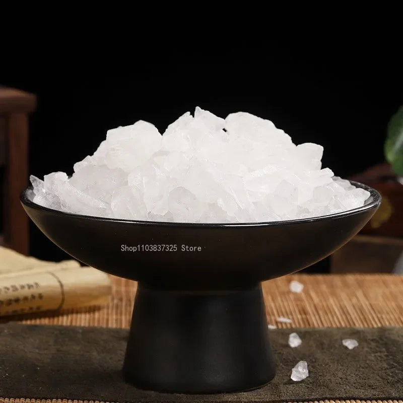 500g/bag High Purity Transparent Color Alum Clean Undope Irregularity Block Resin Alum Can Be Ground Powder Manual Material