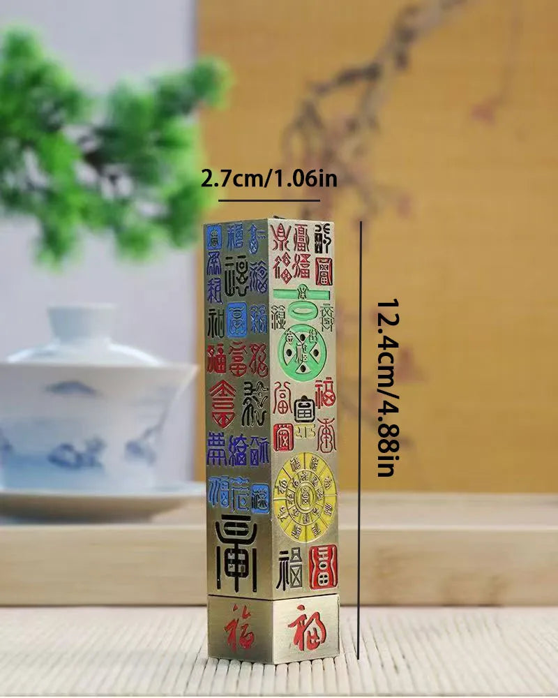 Baifu Vertical Short Incense Burner Hollow Aromatherapy Burner Home Indoor Tea Ceremony Decoration Incense Stand