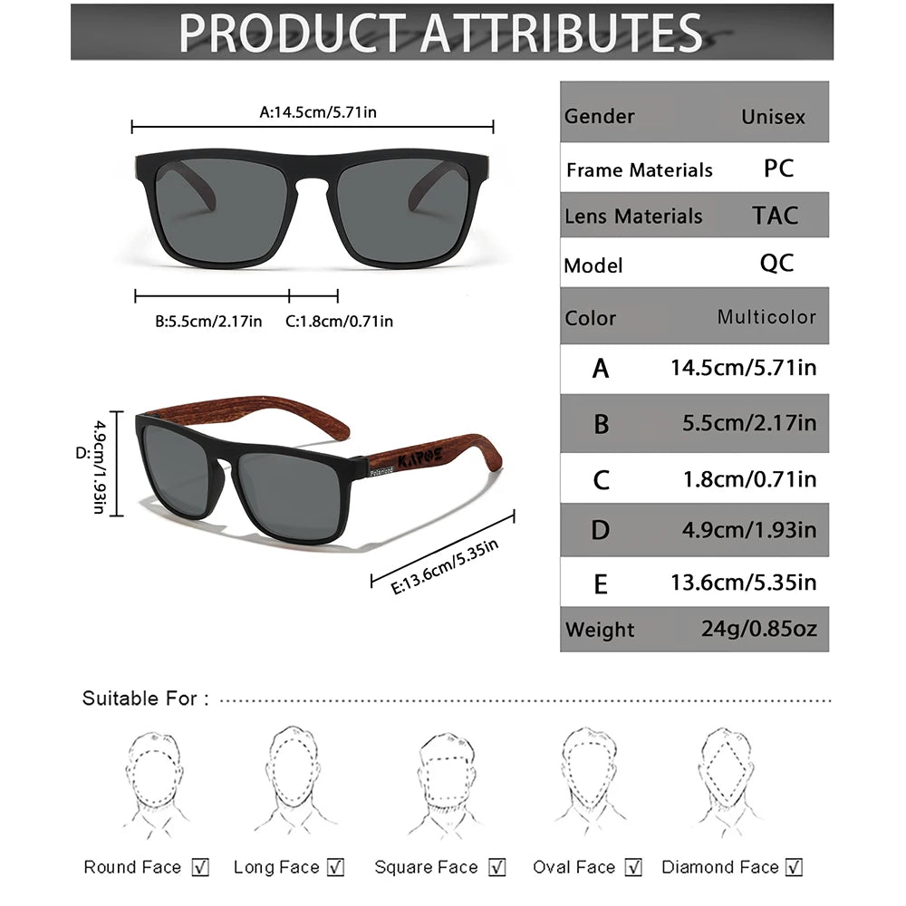 KAROS Polarized Mirror Sunglasses UV400 Unisex