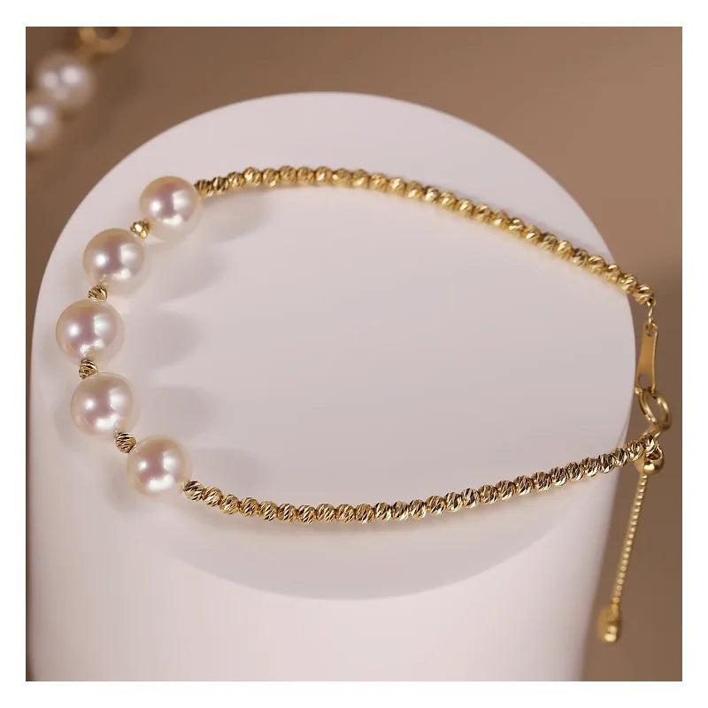18K Gold Plated Spacer Beads 2.5-6mm Round Beads for Jewelry Making