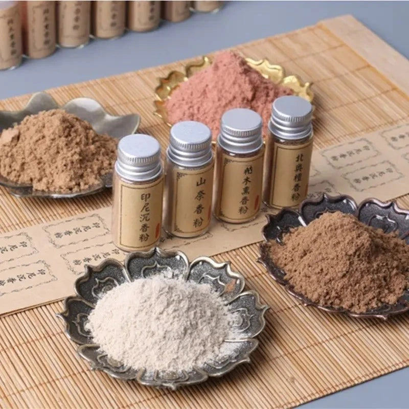 Log Laoshan Incense Powder DIY Hand-made Seal Incense Indonesian Agarwood Powder Cypress Powder Shannai Powder Incense