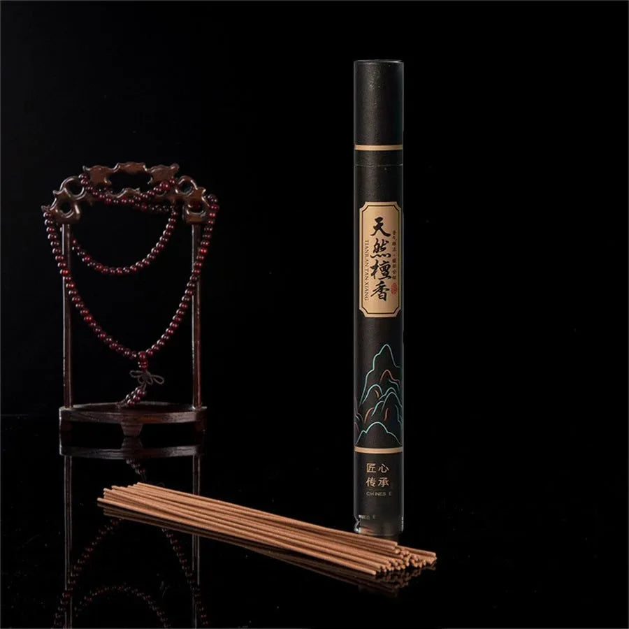 About 40 Pieces of Natural Sandalwood, Agarwood, Reduced True Fragrance, and Aromatherapy Incense, Suitable for Home Decoration