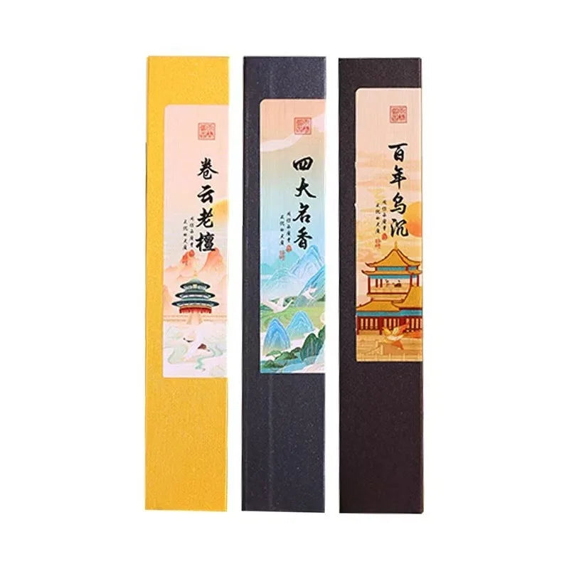 Hot Trending Wuchen Incense Sticks, Natural Agarwood Incense, Deep Woody Scent for Home Meditation Yoga