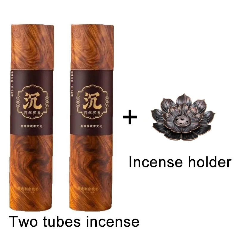 400pcs/tube Natural Agarwood Incense Sticks, Home Aromatherapy Suitable for Meditation Yoga, Purifying Ideal Emotional Boosting