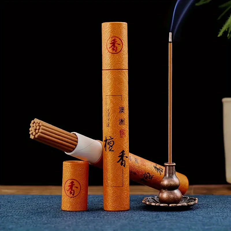 18 Pieces/Pack Camellia Wood Incense Sticks - 5-6 Grams/Stick, 4.13inch , Natural Wood Scent, Suitable for Meditation, Yoga, Home Aromatherapy - Perfect Christmas, Halloween, Easter, Hanukkah, Thanksgiving Gifts - Feather-Free, Ideal Gift