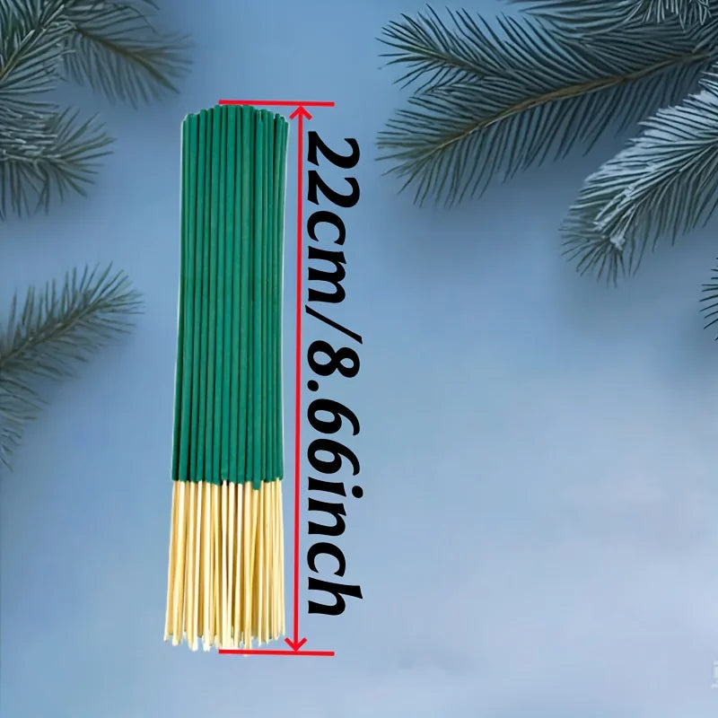 20/50/100 Pieces of Mint and Cedar Handmade Incense Sticks -8.66- Fresh and Elegant Fragrance, Easy to Carry, Suitable for Yoga, Meditation, Gift-Giving, Sleep, Meditation, and Office Work, Office Fragrance |   The Aesthetics of Tranquility |   Cedar Wood