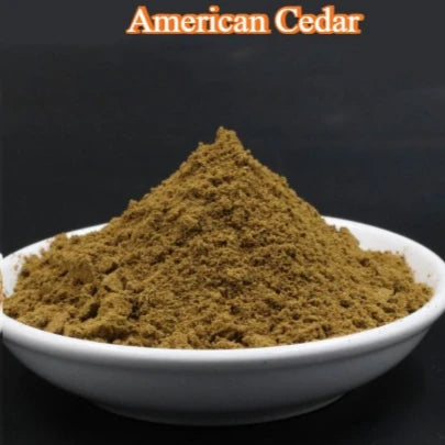 Natural Himalayan Cedar Rosin Powder Handmade Incense Sticks / Sachets Raw Material Indoor Meditation Soothing Aromatherapy