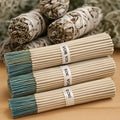 Handcrafted Sage Incense Sticks – Long-Lasting Burn (50–60 Min) · Ideal for Meditation, Cleansing, Yoga, Relaxation &