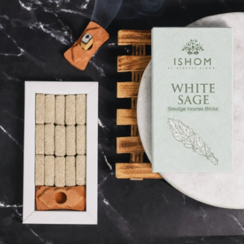 Ishom Original Incense Brick Charcoal-free Incense Sandalwood Wardrobe Purification Deodorization Sleep Aid Aromatherapy Block