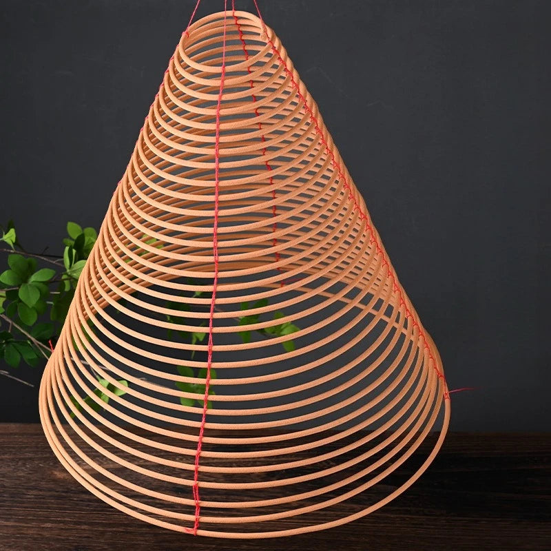 72-Hour Sandalwood Incense Coils for Home Aromatherapy