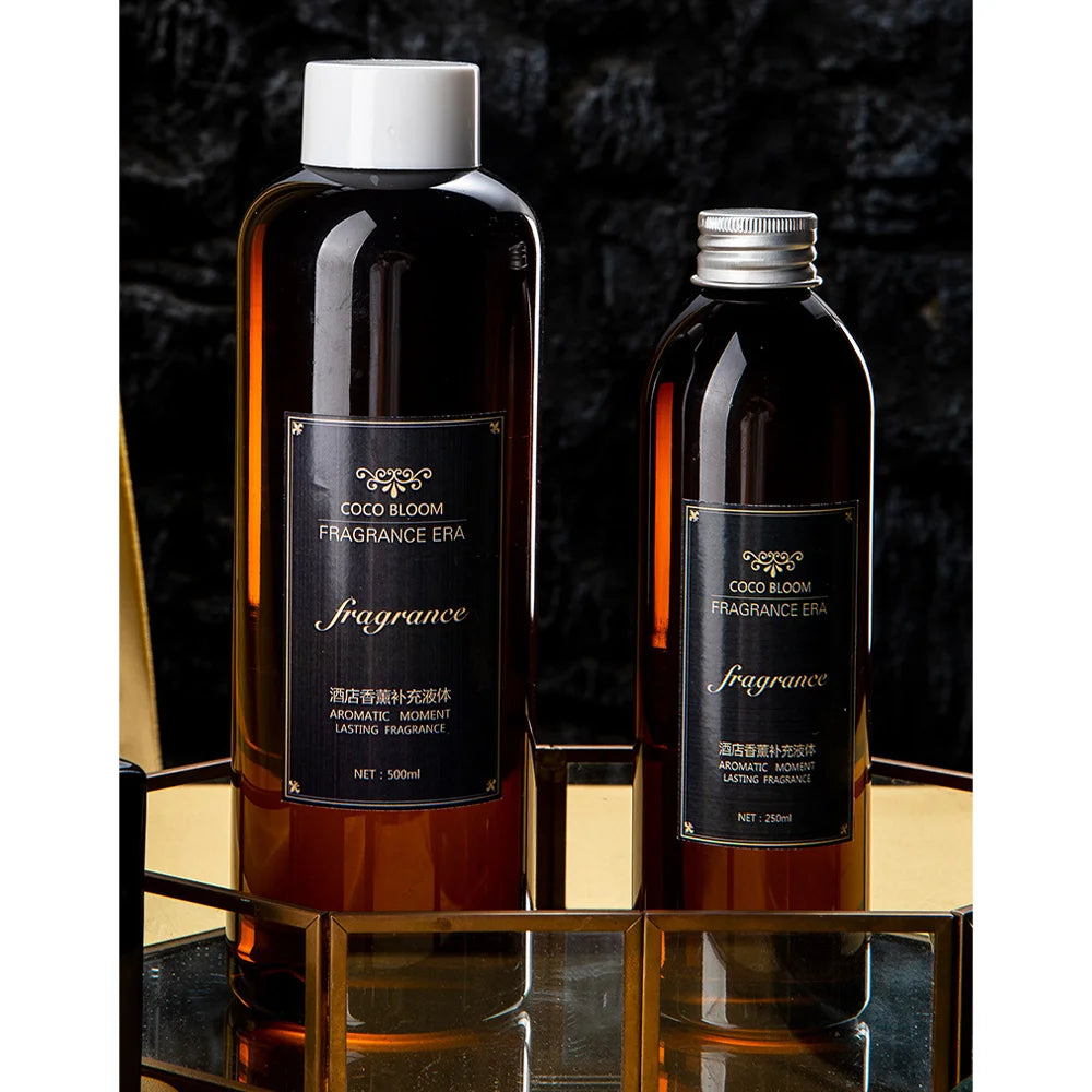 250/500m Star Hotel Aromatherapy Essential Oils, Hilton Flameless Supplement Liquid for Home/Bedroom Fragrance Air Freshener