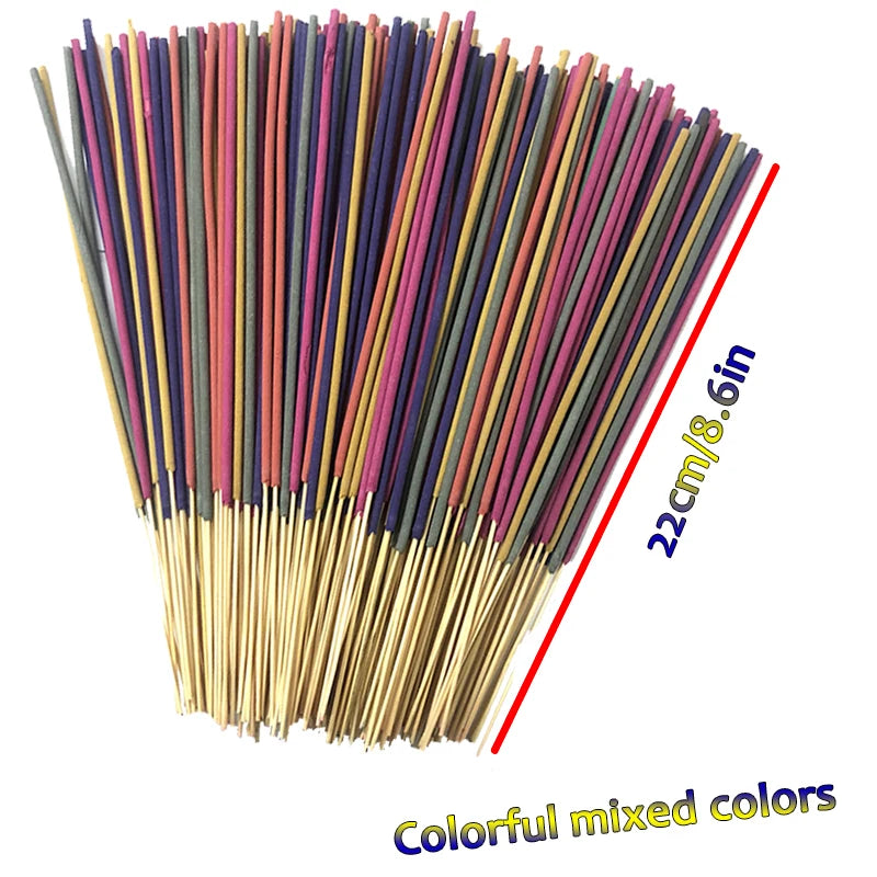 30/120pcs Aromatherapy Incense Sticks Set Various Natural Fragrances Lavender Jasmine Ocean Rose Sakura Incense, Yoga Meditation
