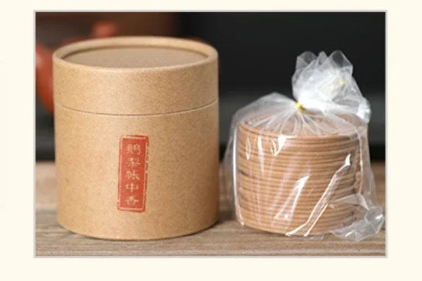 Hundred-year old Sandalwood 4 Hours Coil Incense Goose Pear Tent Incense Ambergris Natural Agarwood Home To Purify Air Calm Mind