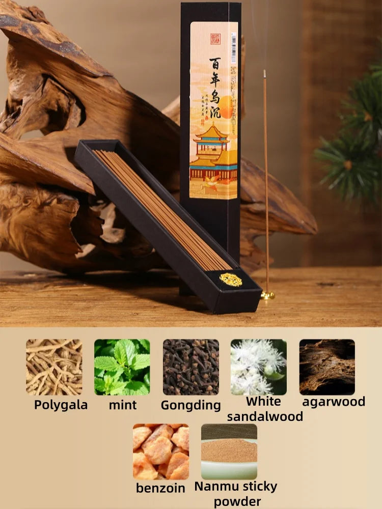 Natural Agarwood Sandalwood 30g Thread Incense Gift Box Set Premium Agarwood Black Agarwood Customized Gift Set