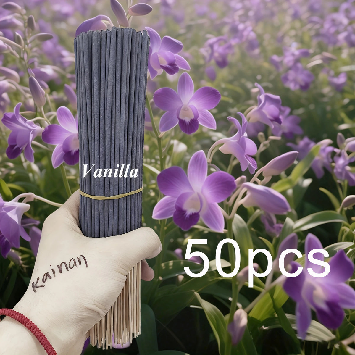 Vanilla Aromatherapy Stick, 22.0cm - Long-Lasting, Natural Wood Scent, Fragrance Suitable for Yoga, Meditation, Relaxation, and Sleep Aid - Perfect for Home Decor, Hotels, and Spas