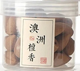 Natural Backflow Incense Cones 50 Pieces, Agarwood & Sandalwood Scent