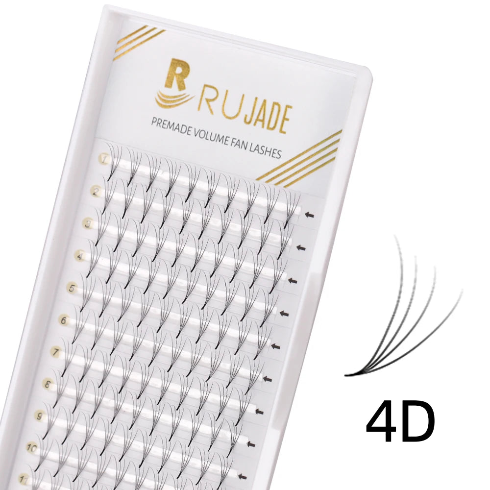 Pre-made Volume Fans Lashes, Sharp Stem, Pointy Base