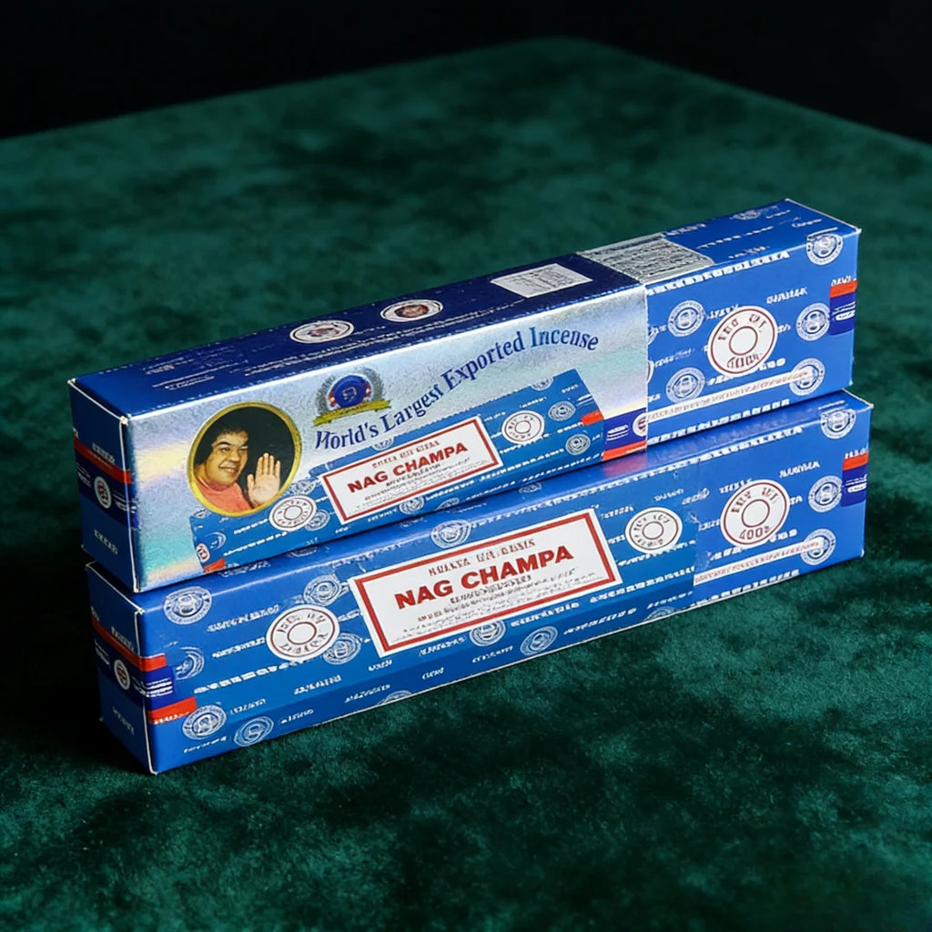 Incense Satya Palo Santo-complete box (12 packs x 15g) Original package Home Fragrance NAGCHAMPA California white sag Incense