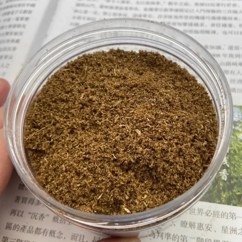10/100g Natural Qinan Agarwood Powder Log High Oil Sticky Hand Sugar Knot Gold Wire Knot Purify The Air Manufacture Aromatherapy