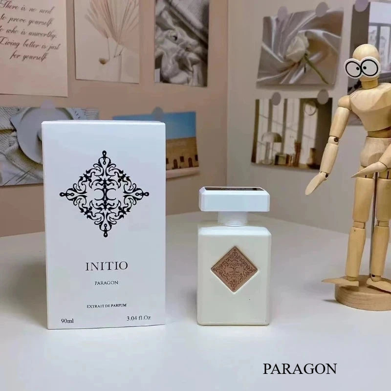 Hot Luxury Fragrance 90ML Niche Unisex Initio Perfume Long-Lasting Oriental Woody Scent With Oud Vanilla Musk Rose For Elegant