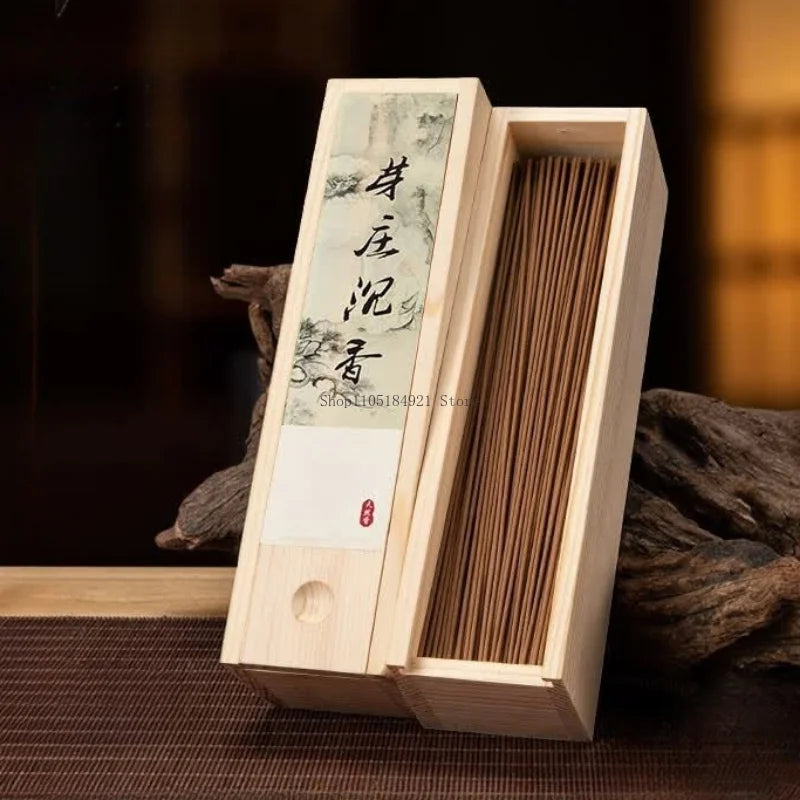 200g Pure Goose Pear Incense Stick Old Mountain Agilawood Sandalwood Household Inside Room Promote Sleep Remove Odors Joss Stick