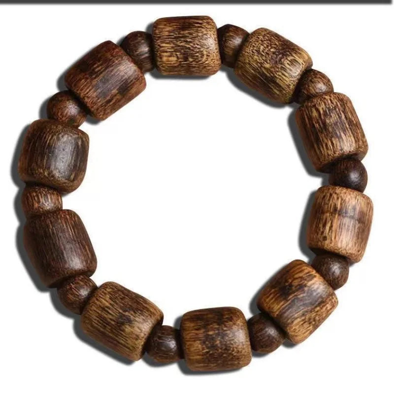 Natural Agarwood Bracelet 16mm Round Beads