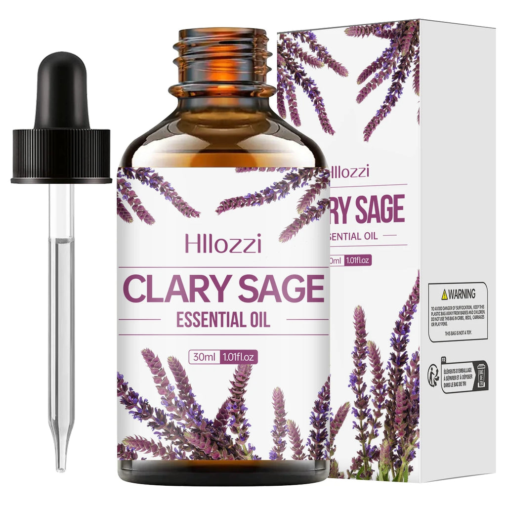 30ml clary sage essential oil pure essential oil skin care hair care can make hair smoother aromatherapy aromatherapy essential