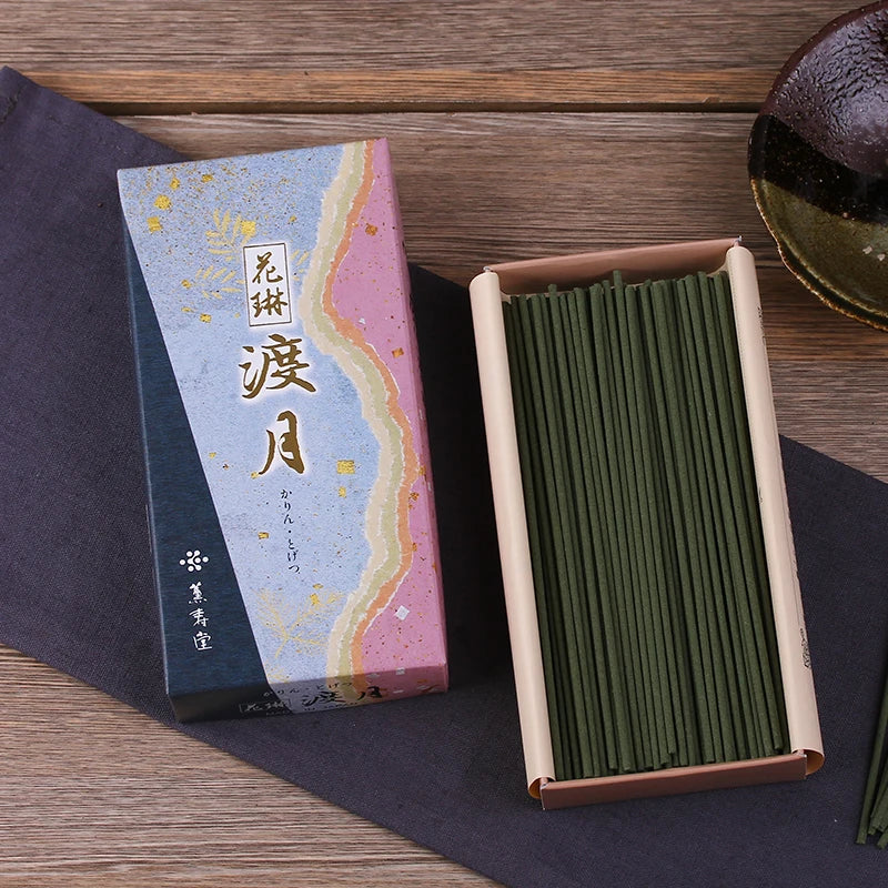 80g Japanese Natural Agarwood Incense Enshrined Buddha's Home Interior Tea House Hotel Soothing Mind Purifying Air Joss Stick