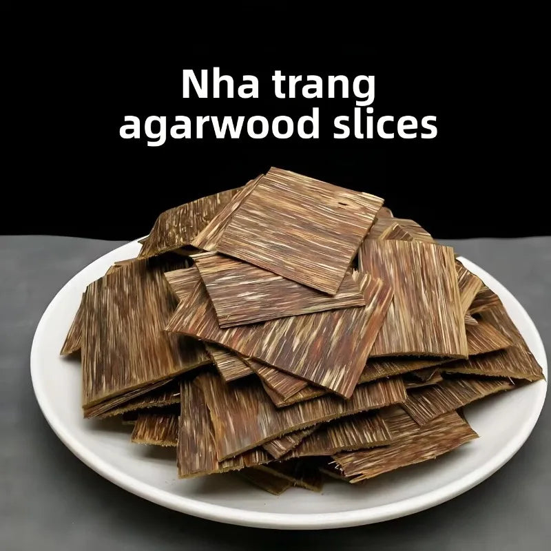 ZUOHE 20g-50g Vietnam Nha Trang Agarwood 6A Natural Cut Pieces Oud Log Wood DIY Home Incense Beating Powder Incense Making