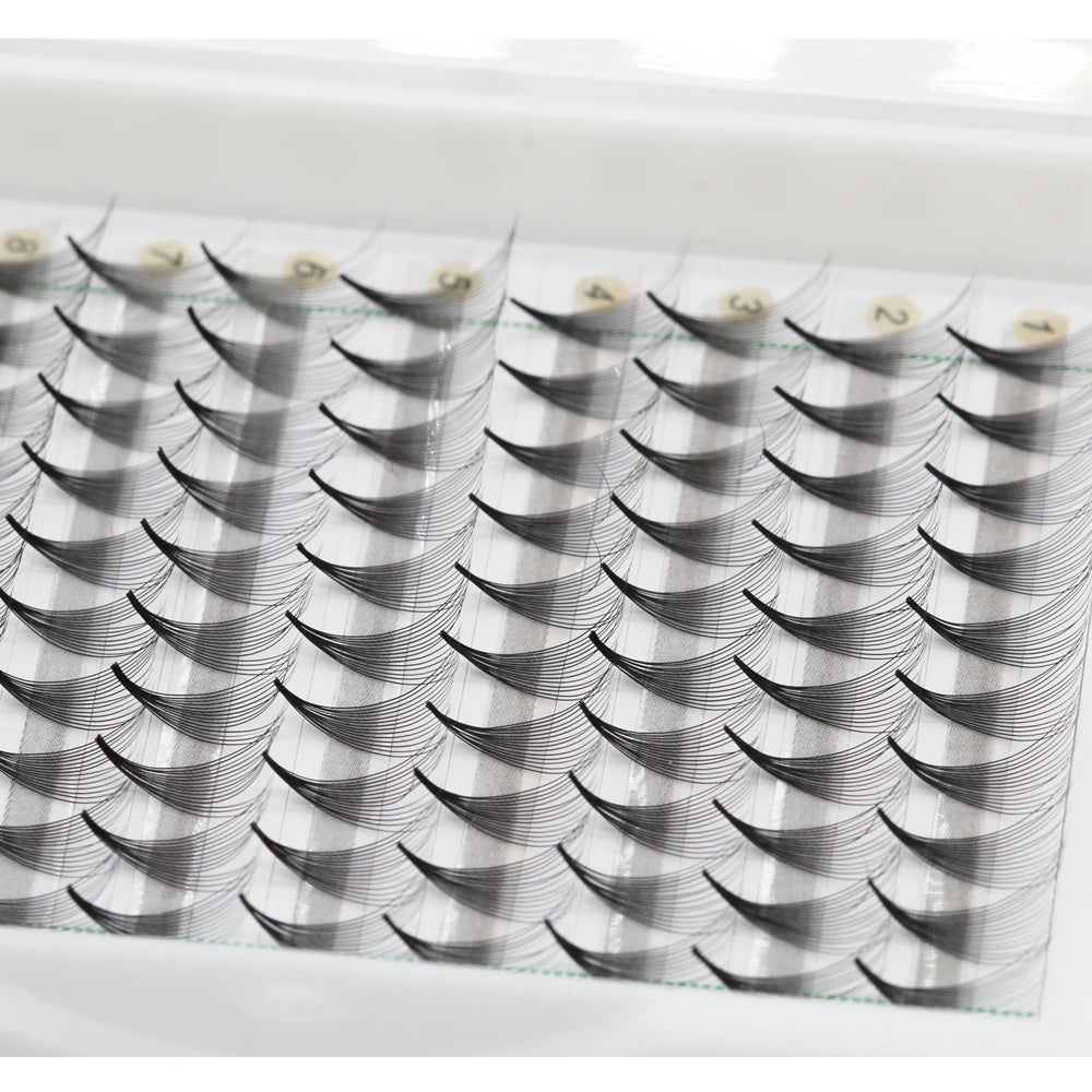 Sharp Slim Narrow Base Premade Volume Fans Lashes
