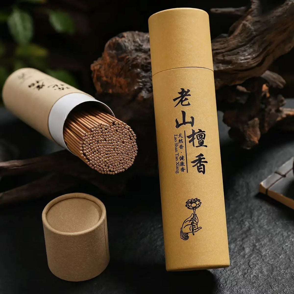 High-quality sandalwood - long-lasting fresh sandalwood scent, suitable for home yoga and meditation, holiday decorations (Halloween, Thanksgiving) - air purifying and relaxing aroma