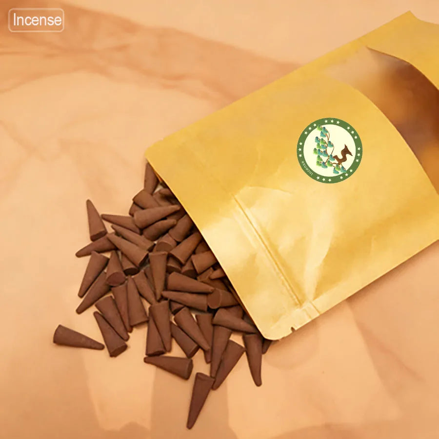 200pcs, Coffee Flavored Incense Tower Fragrance, A Long-Lasting Aroma Suitable for the Scene, Perfect for Holiday Gifts