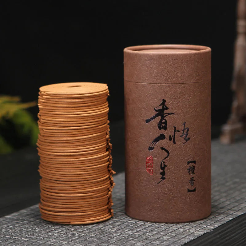 4 Hour/Coil, 120 Coil 48 Coil Optional, Natural Round Household Infusion Diffuser, Fragrance Living Room Toilet Odor Eliminate, Mori-Acid Woven Natural Sediment Mugwort Bags Mixed Packaging Enzyme Tide Purification Air