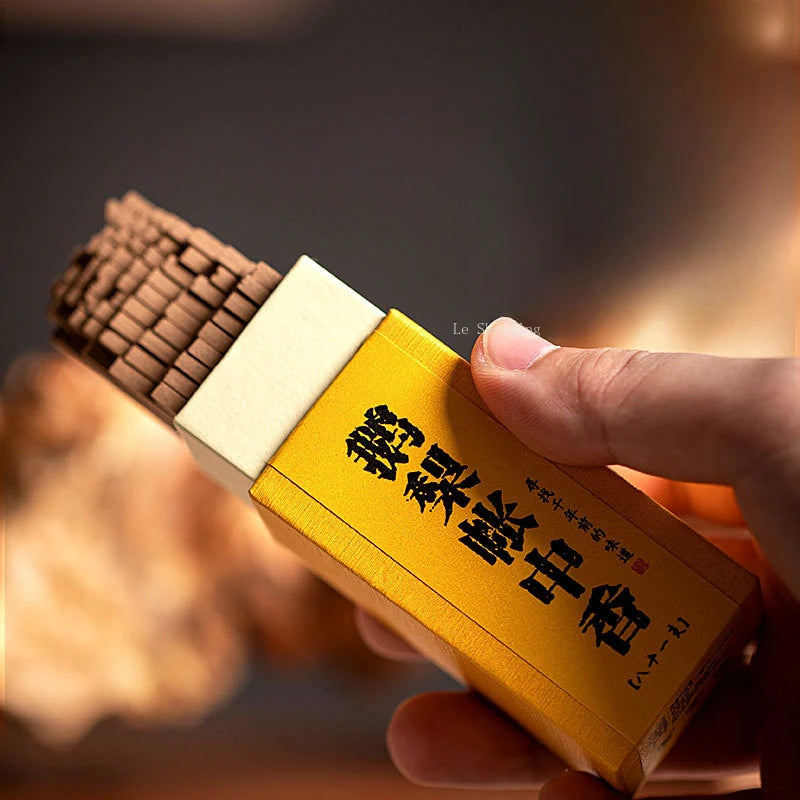 81 Roots Square Stick Incense Goose Pear Incense Household To Worship Tea Room Yoga To Refresh/sleep Deodorize Aromatherapy