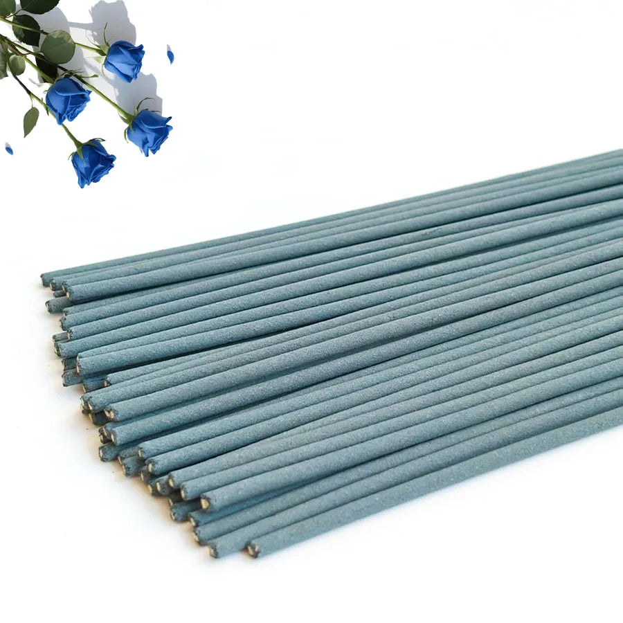 21/128/225pcs Blue Fairy Blue Rose Incense Stick, 8.66 Inch, Long-Lasting Fragrance Suitable for Home Meditation Valentine Day