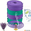 48/100 Spiral Incense Sticks with Holder, Lavender and Lemongrass Combo Pack—Yoga | Meditation | Outdoor and Home Use, Valentine's Day | Independence Day | Closed Days | Halloween | The Ideal Choice for Christmas and Other Occasions.