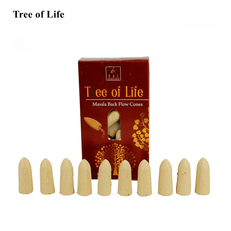 India NAGCHAMPA Backflow Incense Peruvian Sacred Wood agilawood Indoor Office Tea Room Viewing Smoke Purify The Air Cone Incense