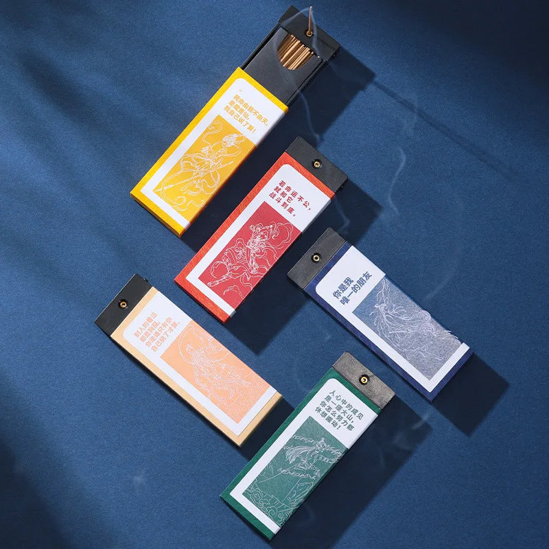 Agarwood Sandalwood Pocket Incense Fragrance Travel Portable New Chinese Short Style Nezha Cultural and Creative Incense