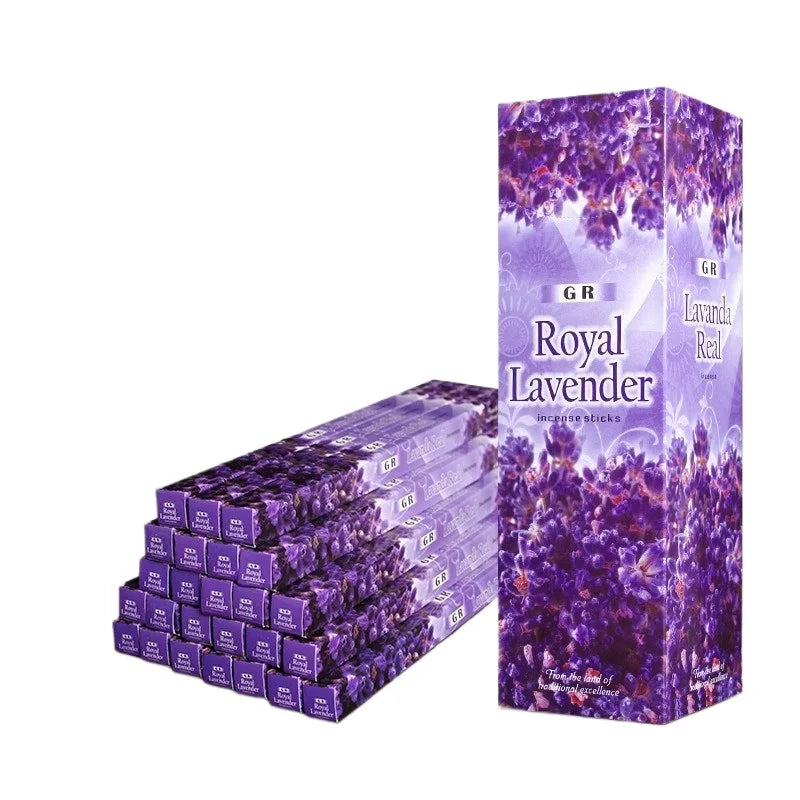 80-200 Sticks India Lavender Incense Jasmine Sage Rose Home Fragrance Bedroom Toilet Air Freshing Tibetan Line Aromatherapy