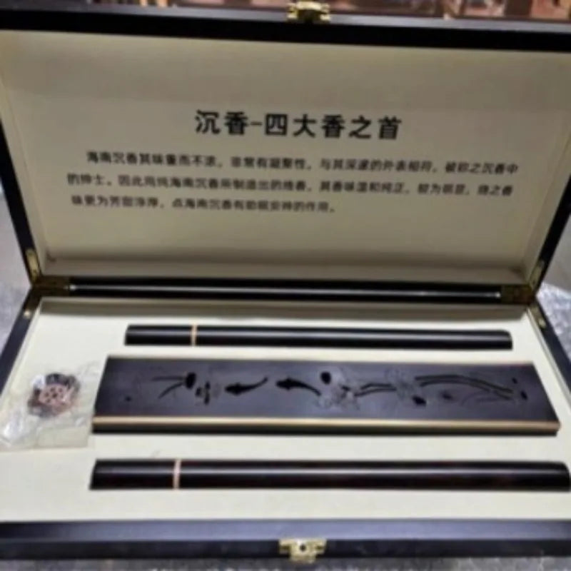 Chinan agarwood incense ebony 10g incense gift box, set gift box indoor household