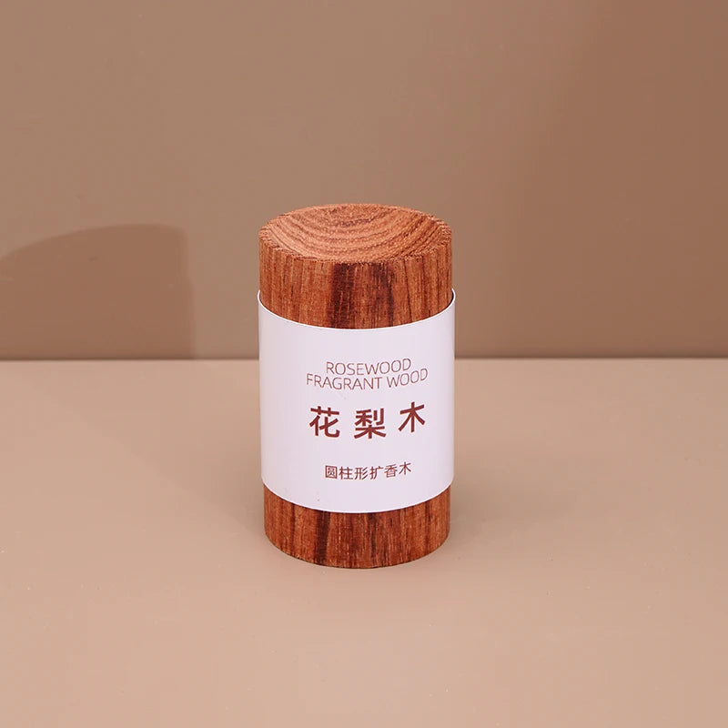 1pc Natural Wooden Essential Oil Aromatherapy Diffuser Refreshing Expanded Fragrant Wood Volatile Aroma Wood Ornament Room Decor