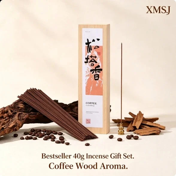 Hot Selling 3x40g Incense Gift Set Pine Cone Coffee Cedarwood Natural Stick Incense. Quemador De Incienso Musulman