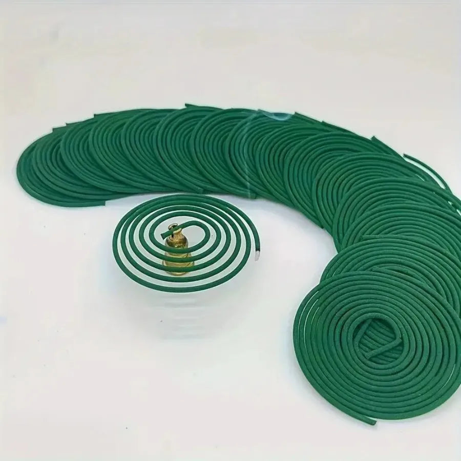 20/40/120pcs lemongrass incense coils - suitable for yard, camping, Halloween, Christmas, garden, home decoration