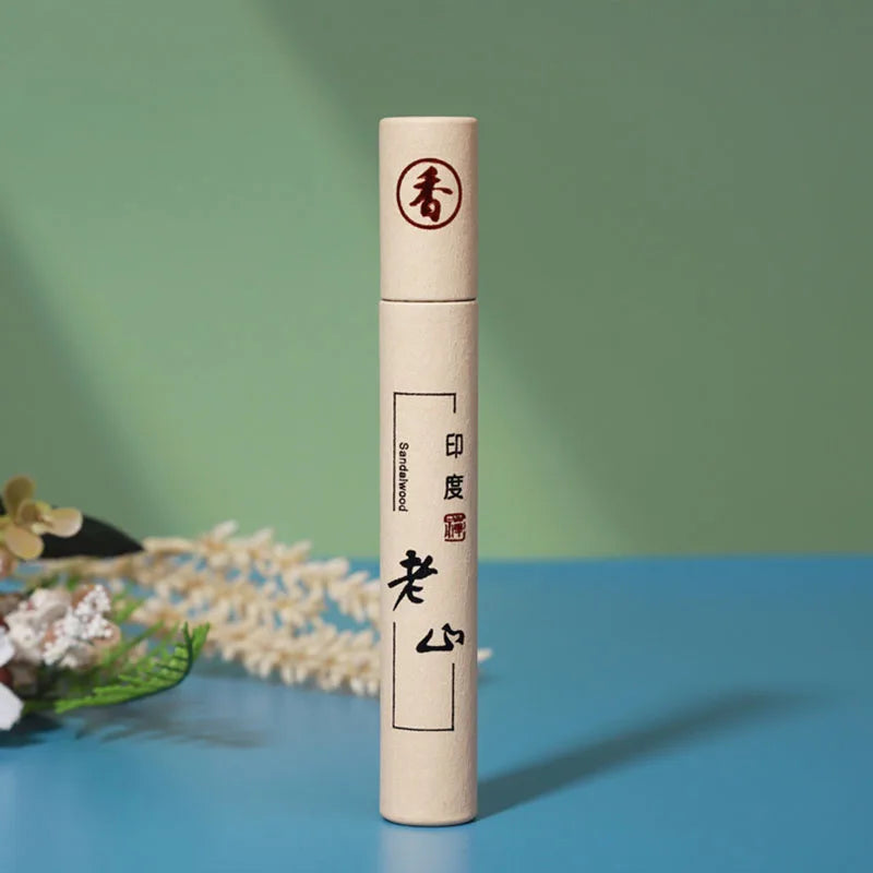 Approximately 30 pieces/can, natural thread fragrance short version 10.5cm, burning for 15-25 minutes, indoor deodorization of sandalwood, agarwood, old mountain, and water sinking aromatherapy