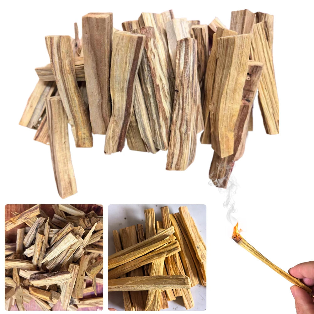 1-30pcs Palo Santo Sticks Natural Incense Sticks Purifying Healing  Wooden Aroma Diffuser Stick Natural Crude Wood Strips