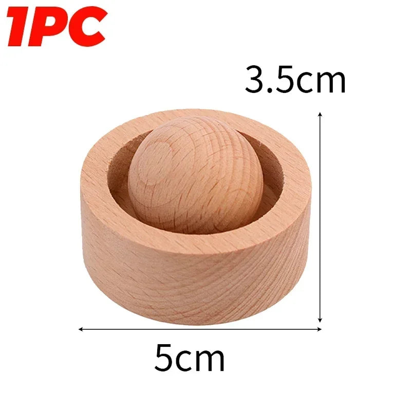 Natural Wood Essential Oil Diffuser Round Ball Aroma Fragrance Oil Aromatherapy Diffuser for Home Office Car Bedroom Living Room