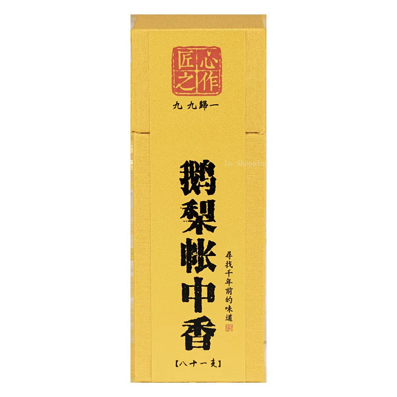 81 Roots Square Stick Incense Goose Pear Incense Household To Worship Tea Room Yoga To Refresh/sleep Deodorize Aromatherapy