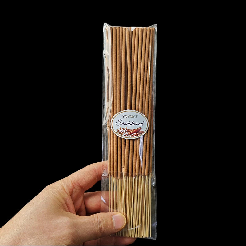 50pcs Incense Sticks White Sage Lavender Lemongrass Bamboo Incense Long Lasting Natural Aroma for Home Office Yoga Meditation